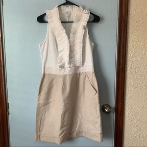 LOFT A-Line, Ruffled, Sleeveless Dress